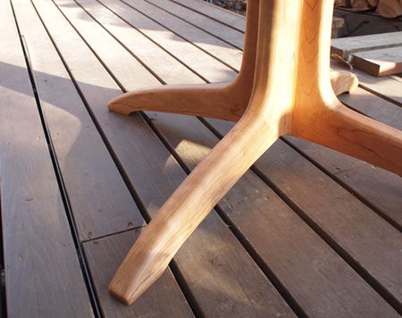 Maloof inspired pedestal table
